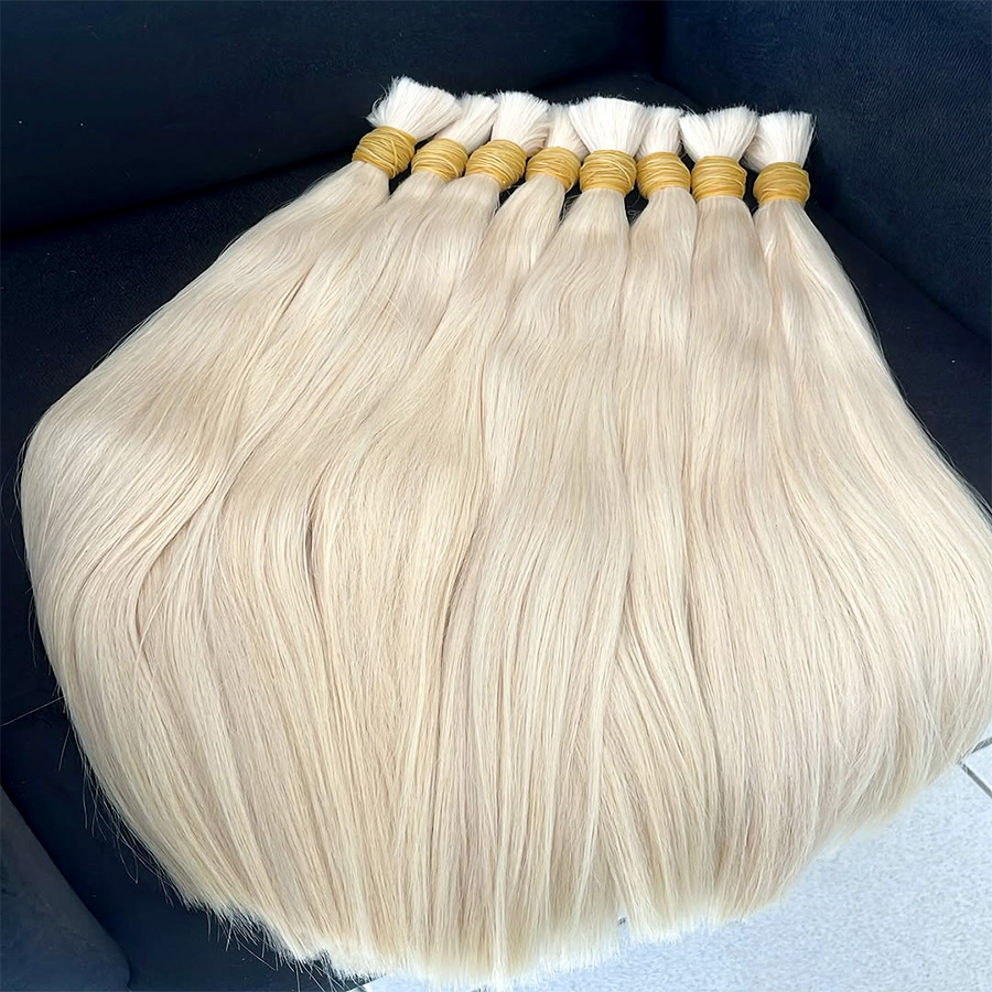 Water Wave Bulk Human Hair For Braiding - 30inch 99J# Burgundy Deep Wave Human