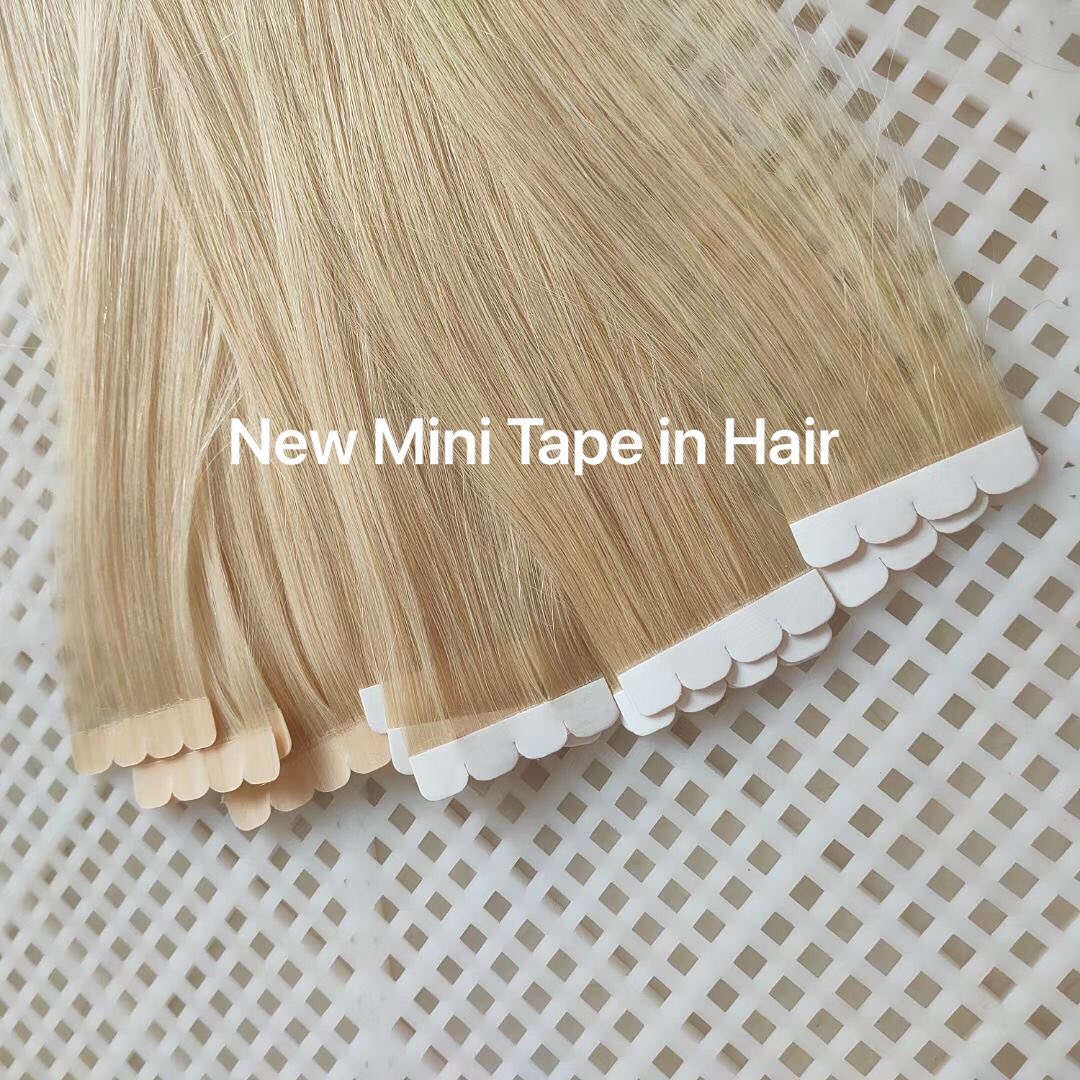 Invisible Tape In Extensions Real Hair - Mini Tape Hair Extensions 18