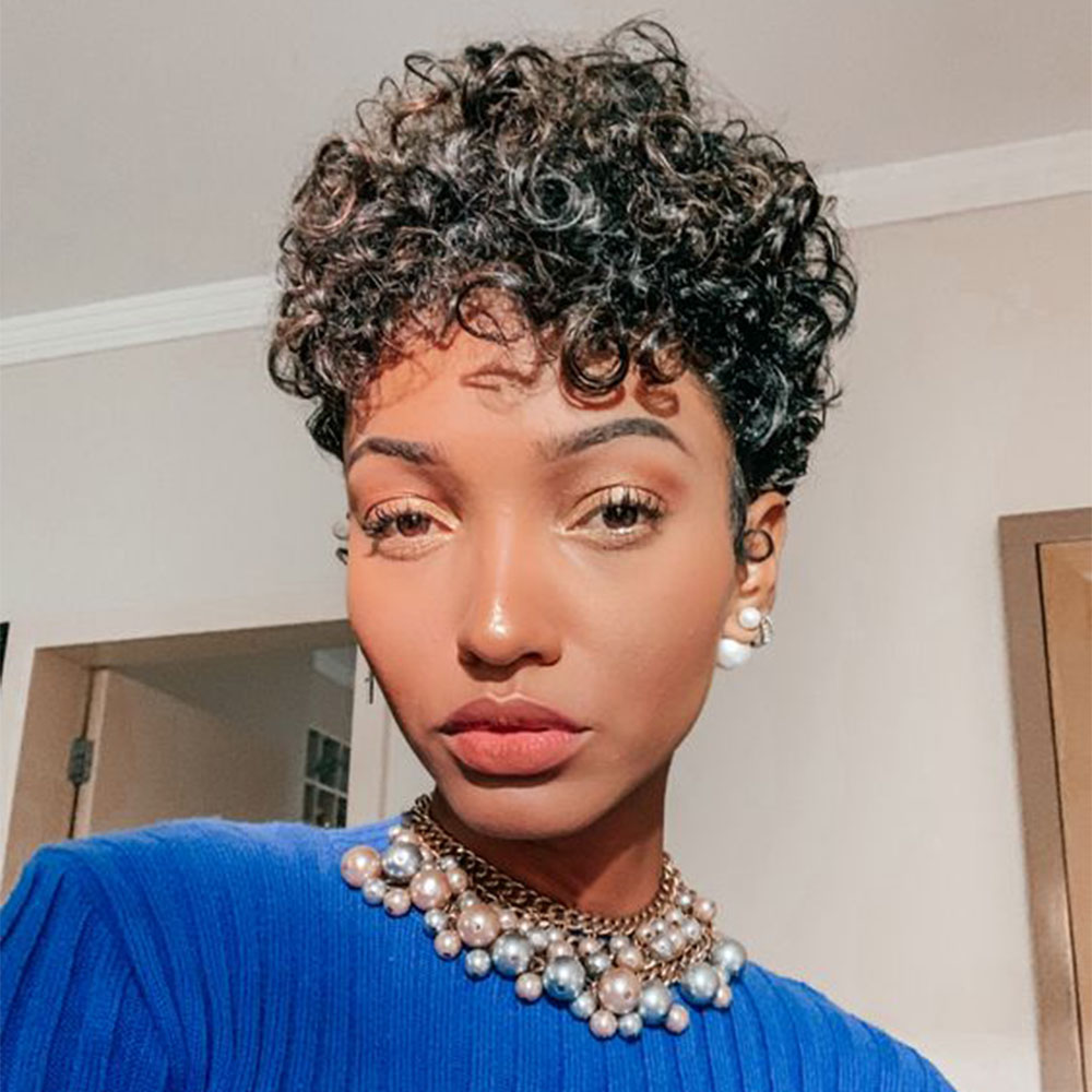 Short Pixie Cut Wig Human Hair Cheap - Short Pixie Cut Wig Curly Human