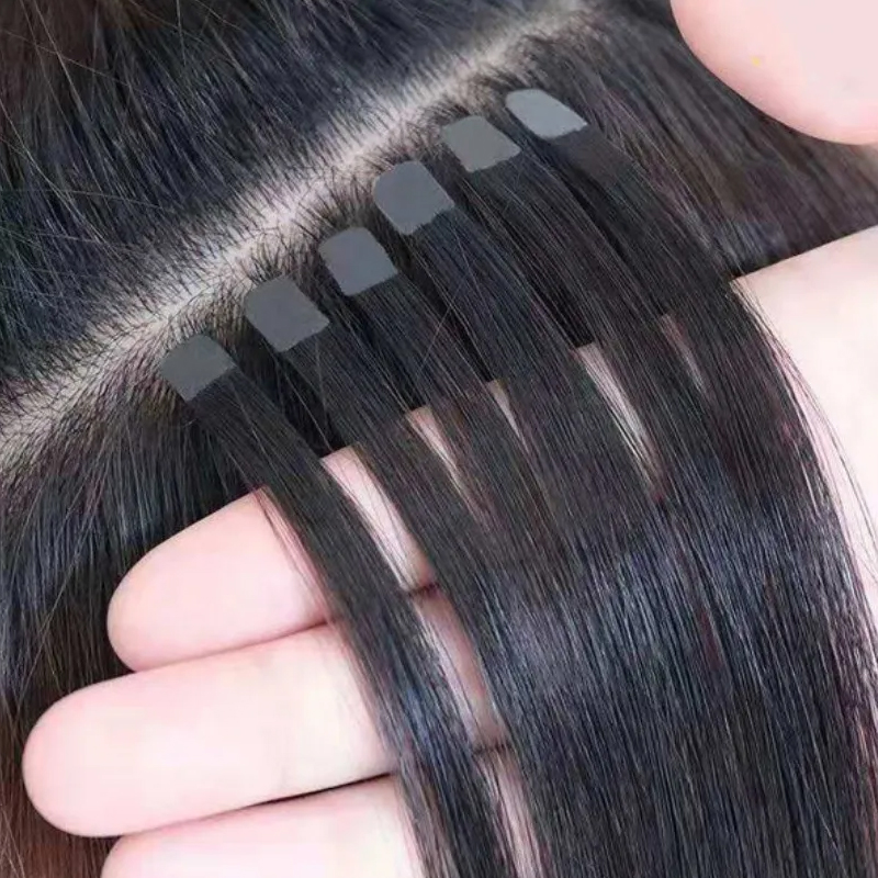 Invisible Tape In Extensions Real Hair - Mini Tape Hair Extensions Human Hair