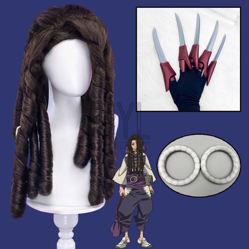 Synthetic Braided Wigs For Black Women - Anime Gachiakuta Jabber Wonger Cosplay Wig