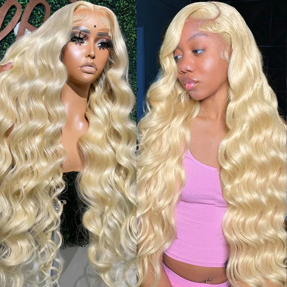 613 Blonde Body Wave Lace Front Wig - 13x6 Hd Lace Frontal Wig 613