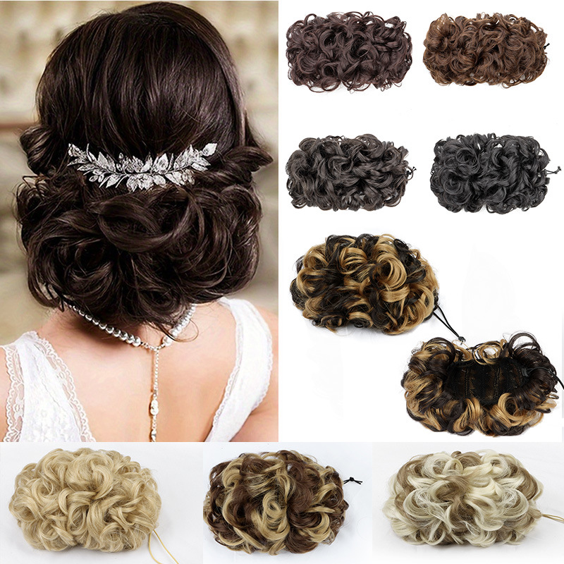 Claw Clip Messy Bun Hair Piece - Claw Clip Curly Hair Bun Extension
