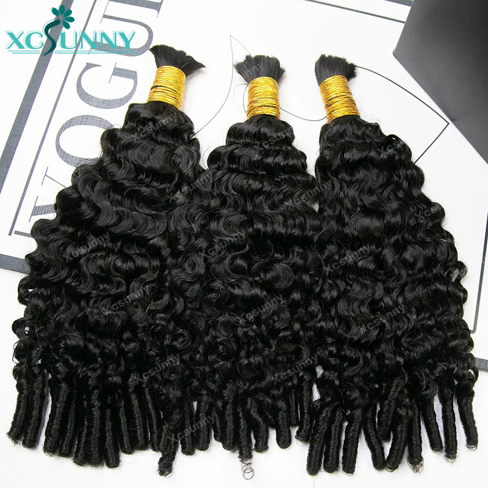 Water Wave Bulk Human Hair For Braiding - Water Curly Boho Braids Human Hair
