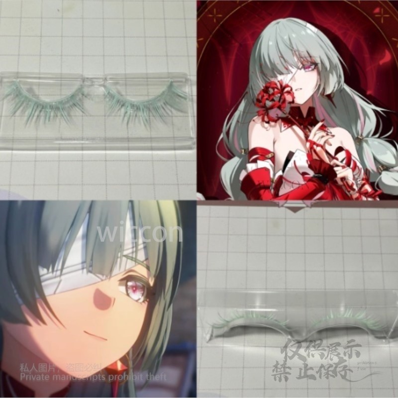 Synthetic Wigs - Anime Phrolova Cosplay Wig Green Pink