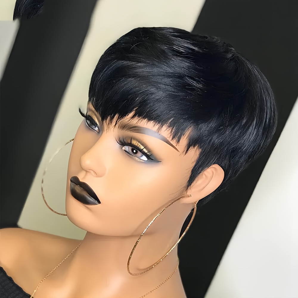 Short Pixie Cut Wig Human Hair Cheap - Short Pixie Wig Human Hair Layer