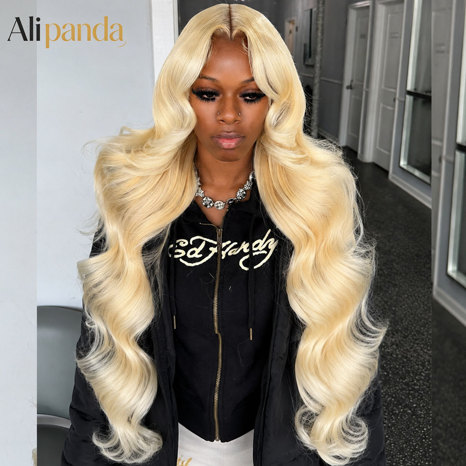 613 Blonde Body Wave Lace Front Wig - 613 HD Lace Frontal Wig 13x6