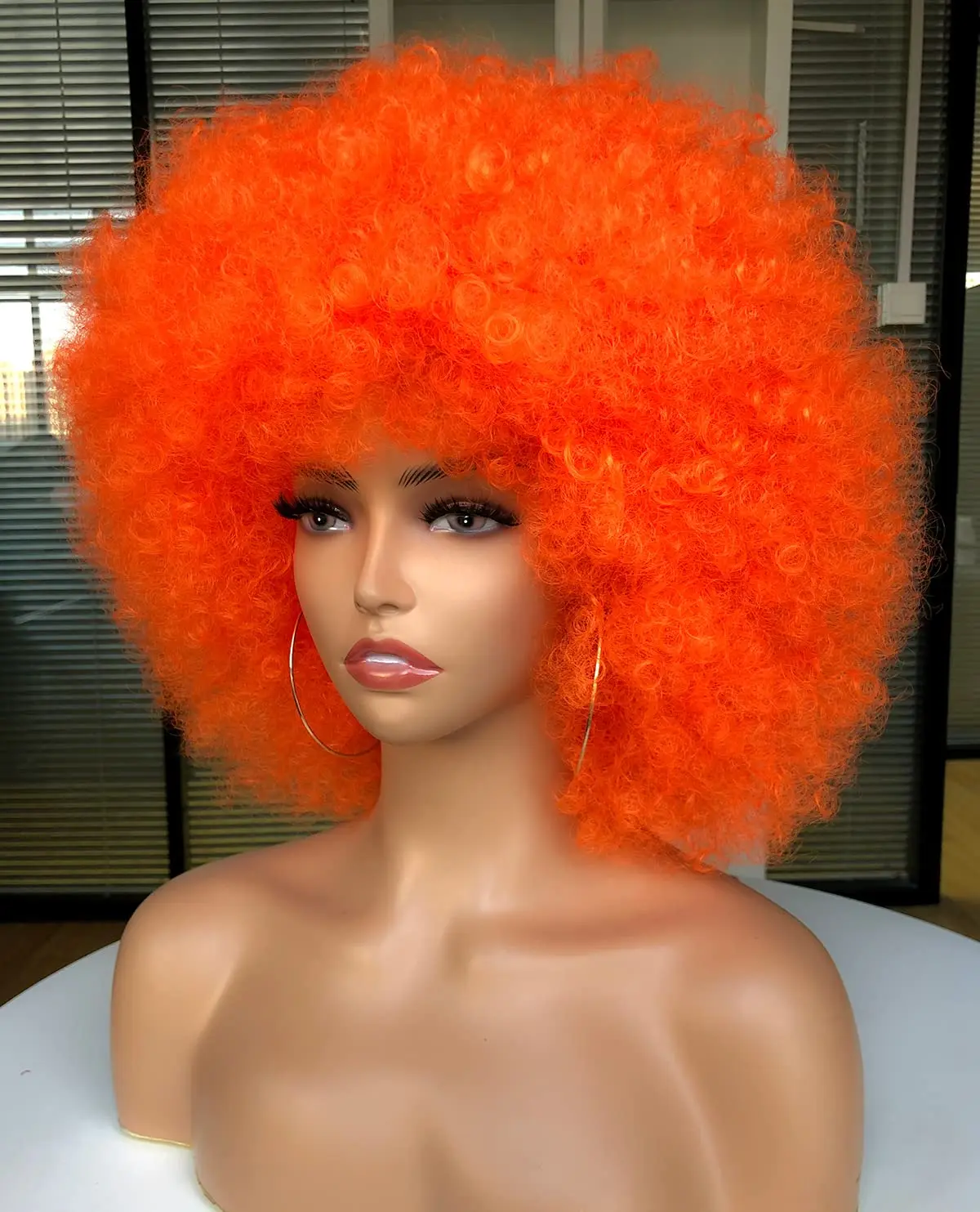 Afro Wig Kinky Curly Synthetic - đánh giá và giá Synthetic Braided Wigs For Black Women