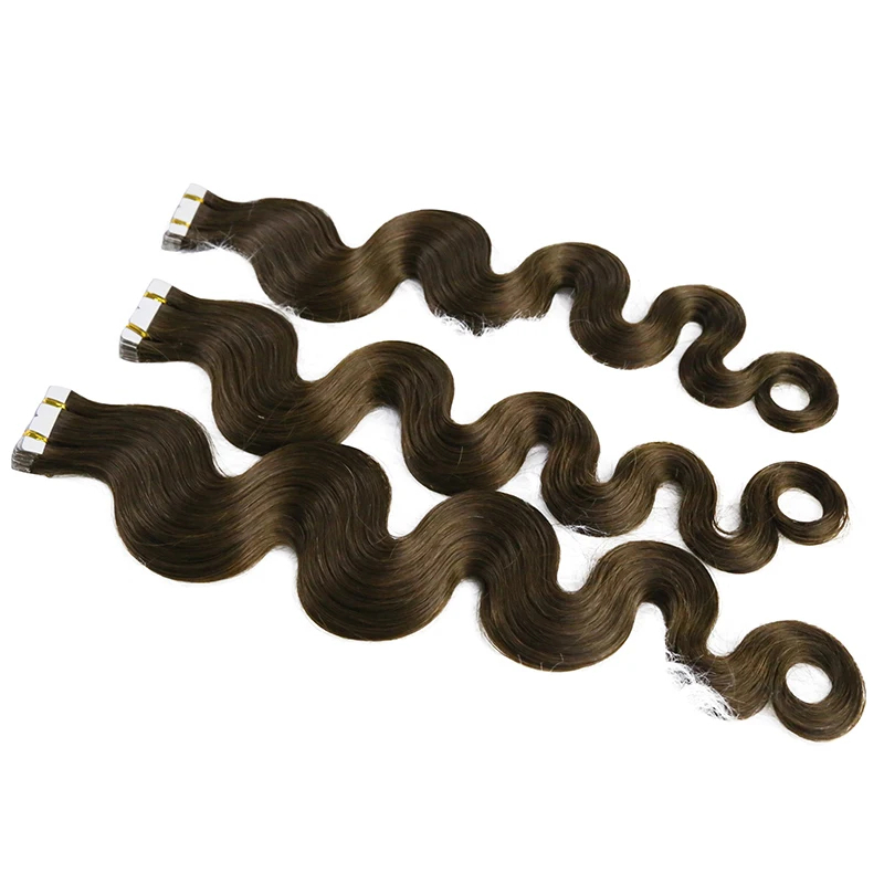Tape in Human Hair Extensions  - đánh giá và giá Invisible Tape In Extensions Real Hair