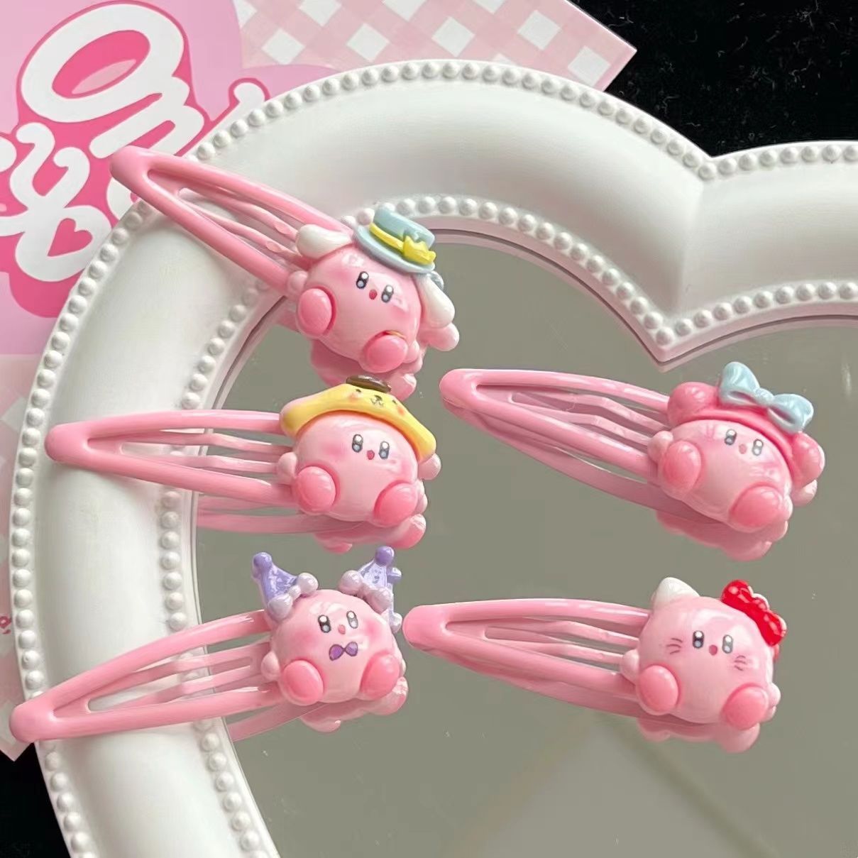1~10pcs Cute Kirby BB Hair Cli - đánh giá và giá Hair Bundles
