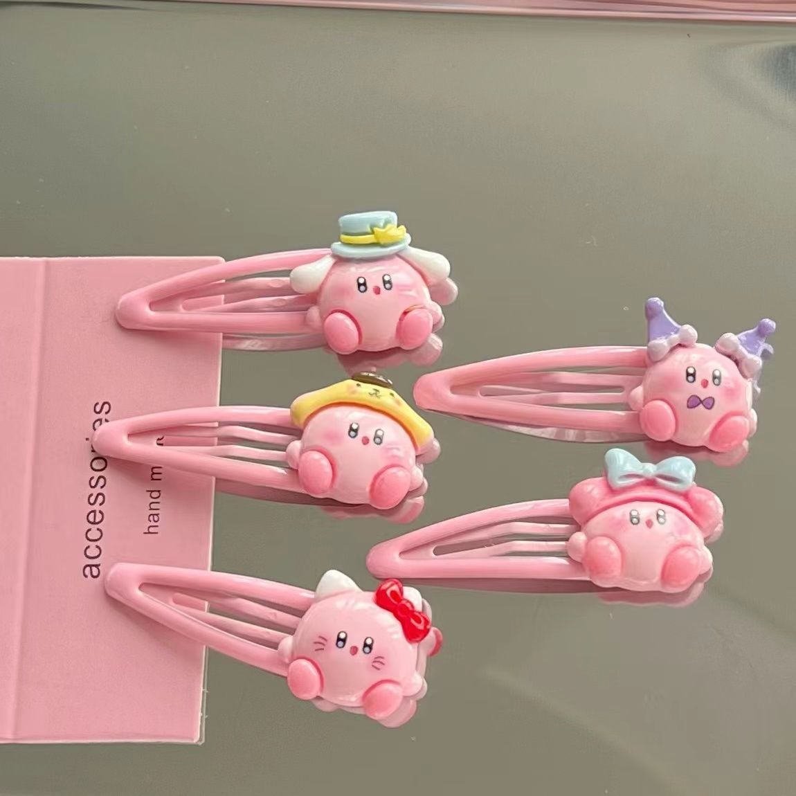 1~10pcs Cute Kirby BB Hair Cli - đánh giá và giá Hair Bundles