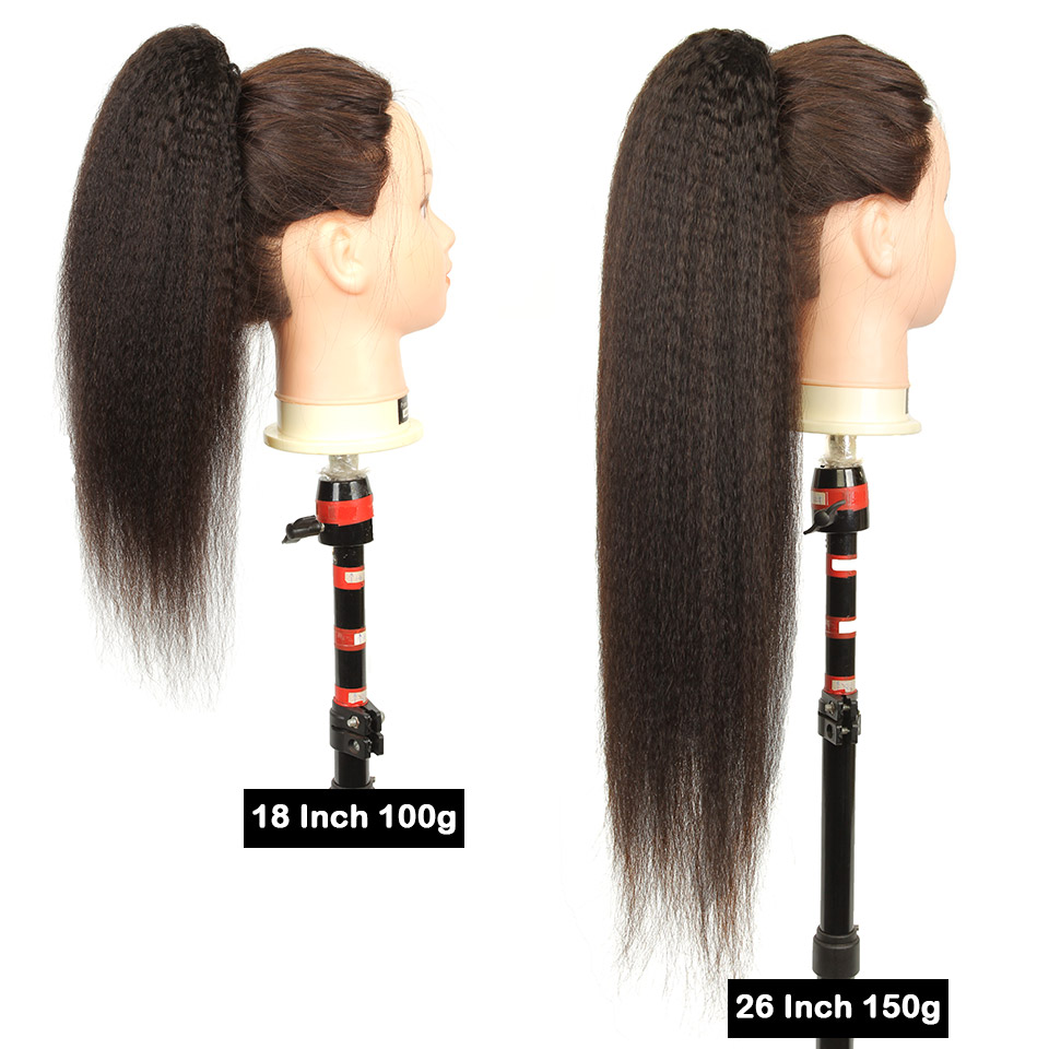 [[Yvonne] Kinky Thẳng Dây Rút  - đánh giá và giá Seamless Clip In Hair Extensions Human Hair