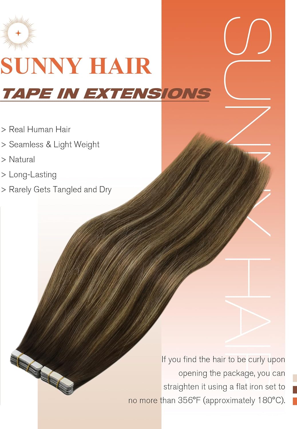 VeSunny Remy Tape In Hair Exte - đánh giá và giá Invisible Tape In Extensions Real Hair