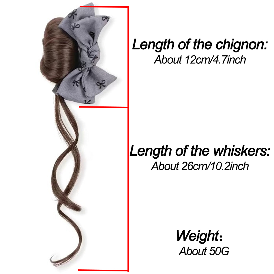 Synthetic Hair Bun Hair Extens - đánh giá và giá Claw Clip Messy Bun Hair Piece