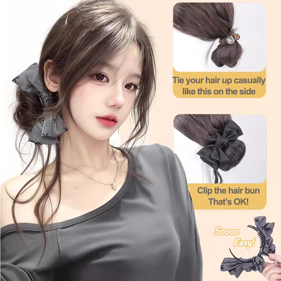 Synthetic Hair Bun Hair Extens - đánh giá và giá Claw Clip Messy Bun Hair Piece