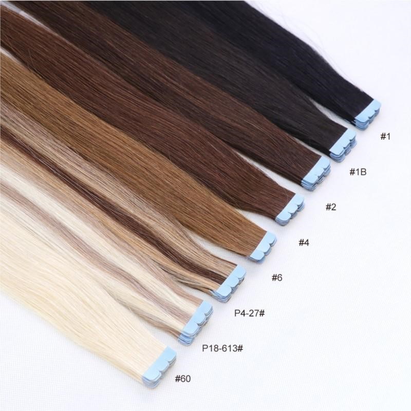 Mini Tape Hair Extensions Huma - đánh giá và giá Invisible Tape In Extensions Real Hair