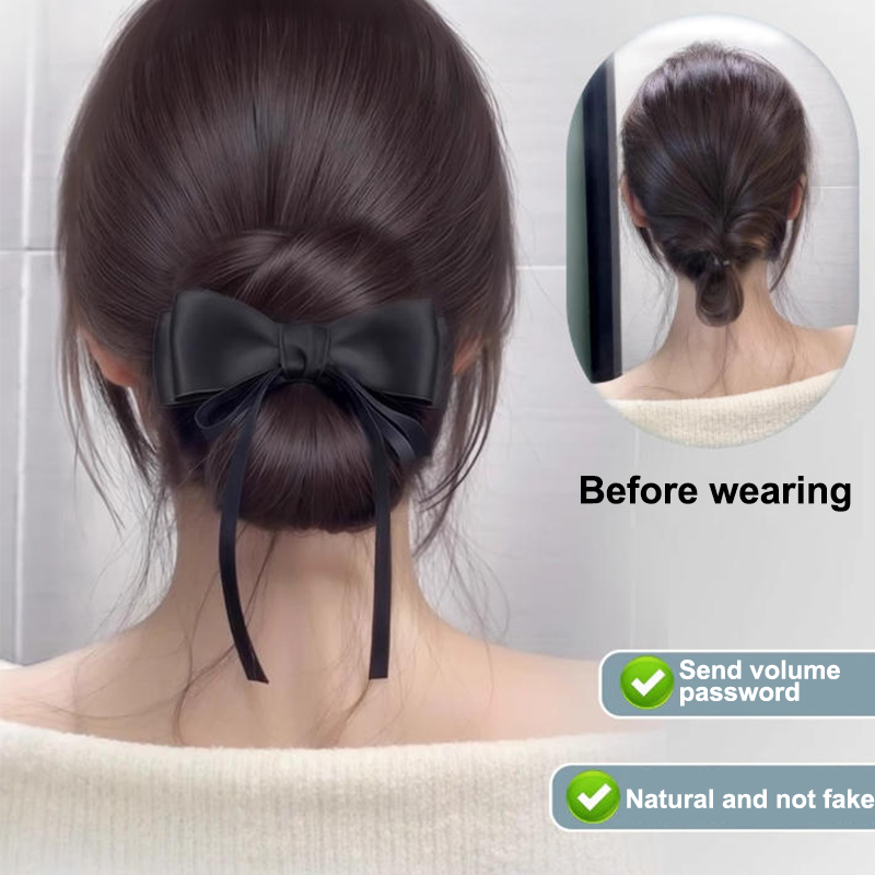 Low Bun Wig Hair Clip-In Messy - đánh giá và giá Claw Clip Messy Bun Hair Piece