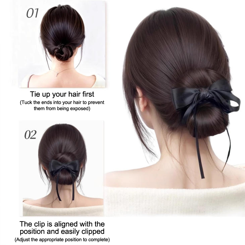 Low Bun Wig Hair Clip-In Messy - đánh giá và giá Claw Clip Messy Bun Hair Piece