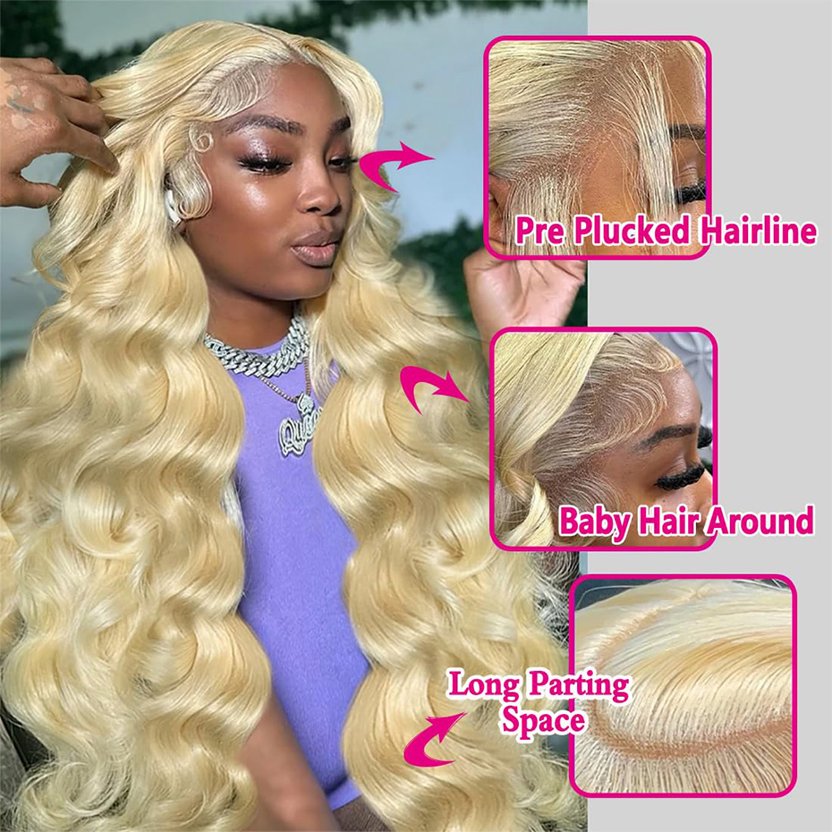 13x6 Hd Lace Frontal Wig 613 H - đánh giá và giá 613 Blonde Body Wave Lace Front Wig