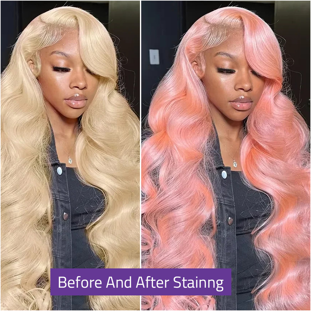 613 13x6 HD Transparent Lace F - đánh giá và giá 613 Blonde Body Wave Lace Front Wig
