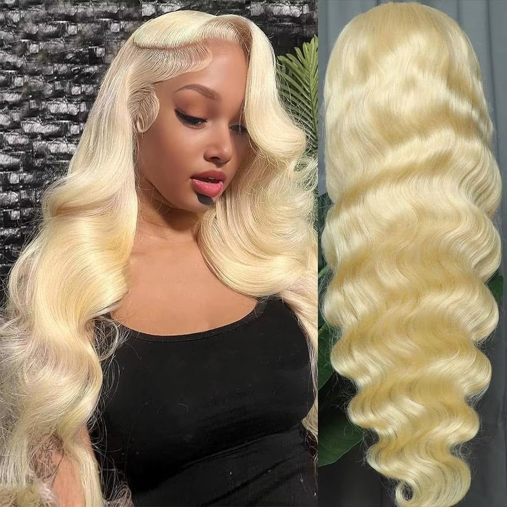 613 13x6 HD Transparent Lace F - đánh giá và giá 613 Blonde Body Wave Lace Front Wig