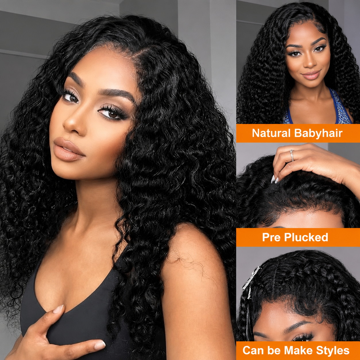 Ultra Fitted 250% Curly Wigs H - đánh giá và giá Hd Lace Frontal Wig Human Hair Pre Plucked