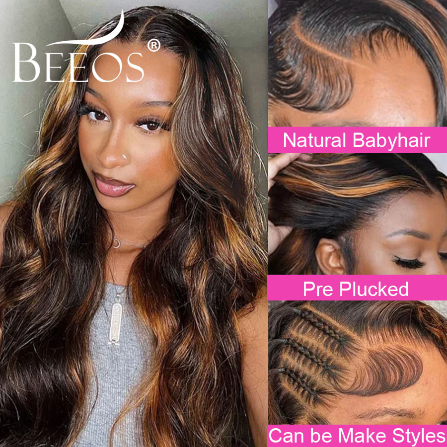 #1B/30 Highlight Body Wave 13x - đánh giá và giá Human Hair Wigs