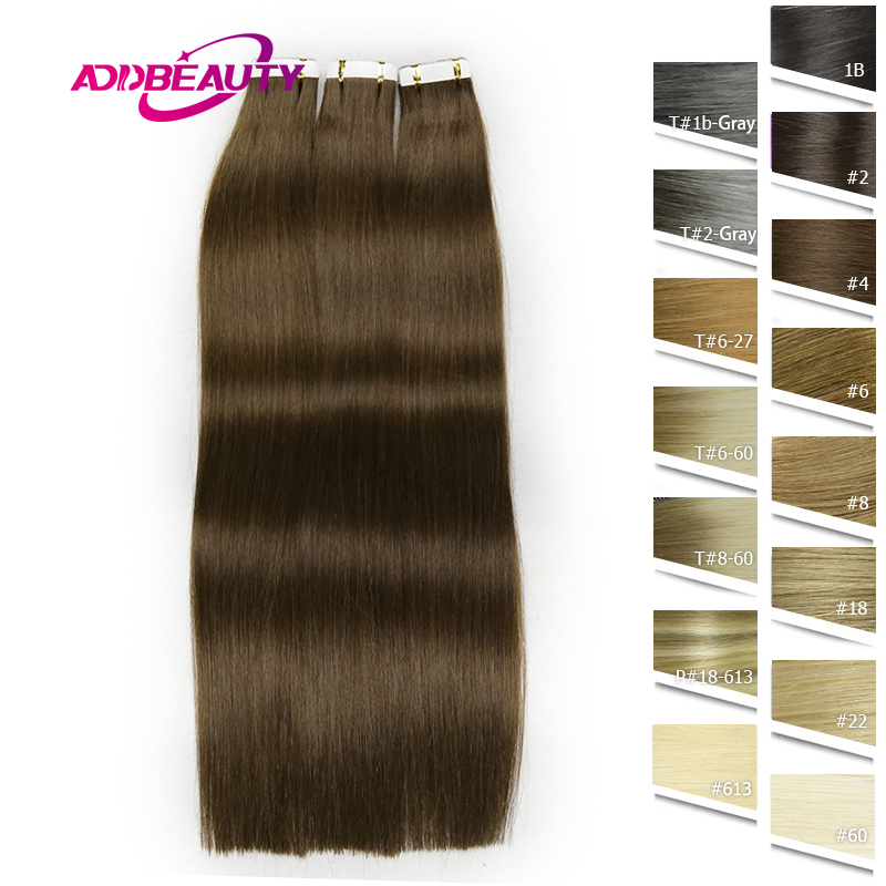 Straight Seamless Human Hair E - đánh giá và giá Invisible Tape In Extensions Real Hair