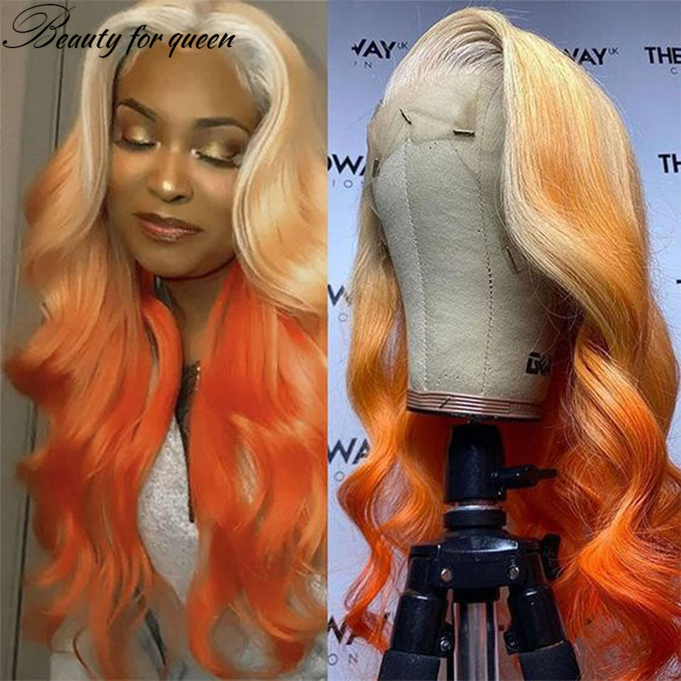 Ginger 613 Orange Body Wave Tr - đánh giá và giá 613 Blonde Body Wave Lace Front Wig