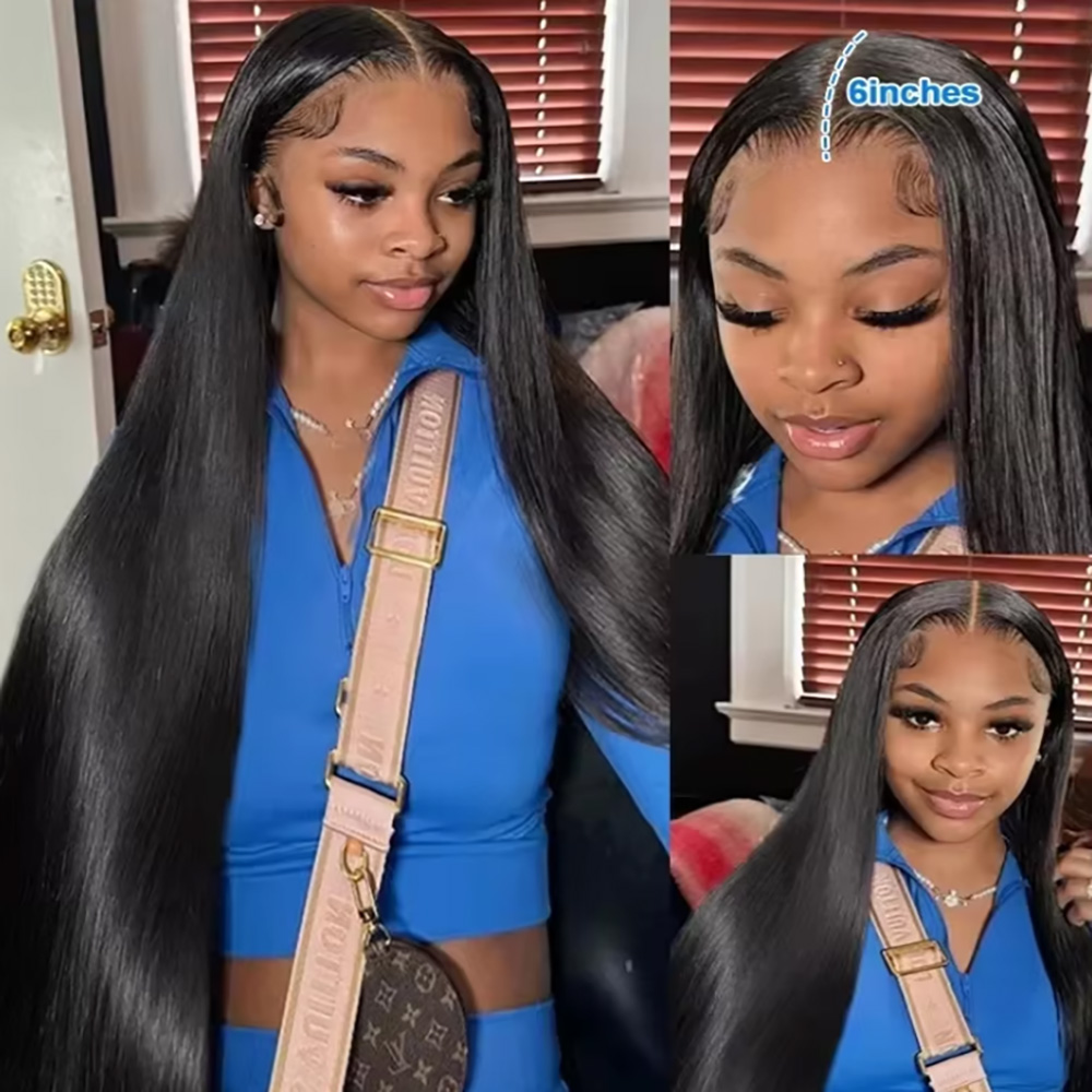 Natural Black Silky Bone Strai - đánh giá và giá Glueless Wear And Go Human Hair Wig