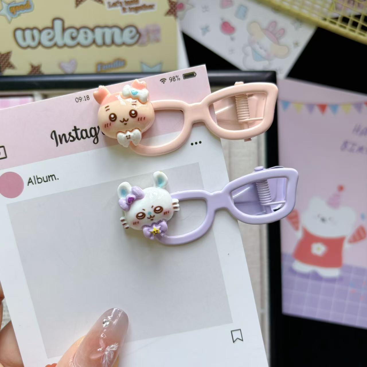 Ji Yi Ka Wa Cartoon Cute Littl - đánh giá và giá Hair Bundles
