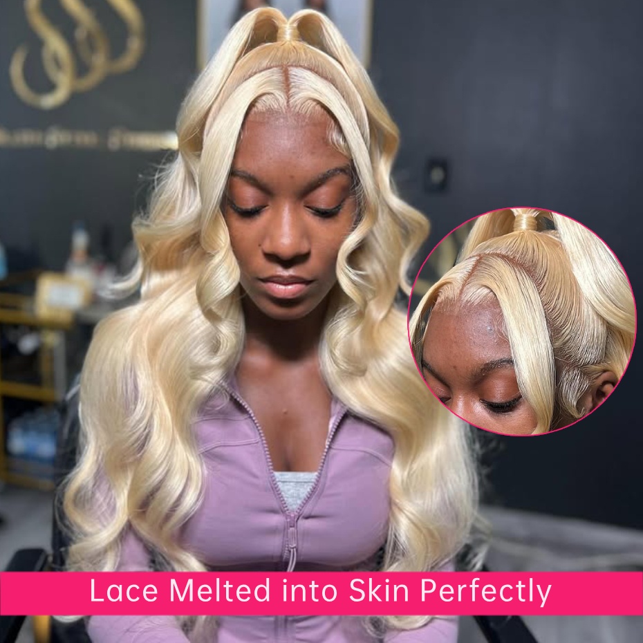613 Colored Body Wave Human Ha - đánh giá và giá 613 Blonde Body Wave Lace Front Wig