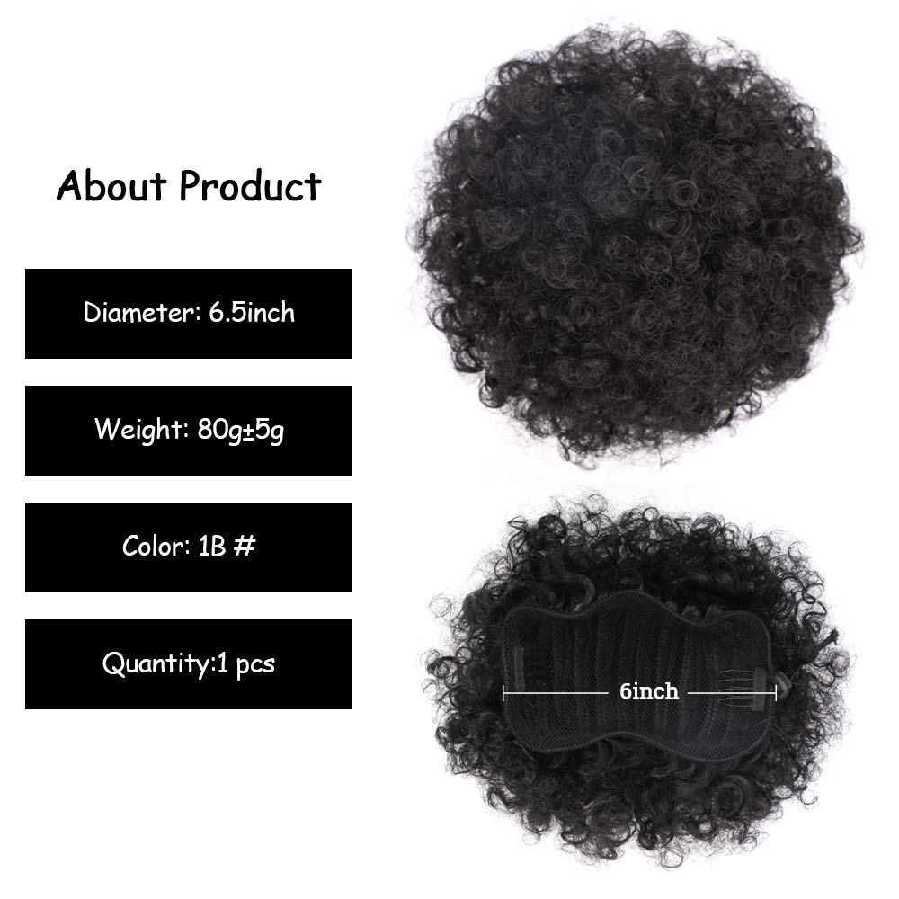 6Inch Afro Puff Drawstring Pon - đánh giá và giá Drawstring Afro Curly Puff Ponytail