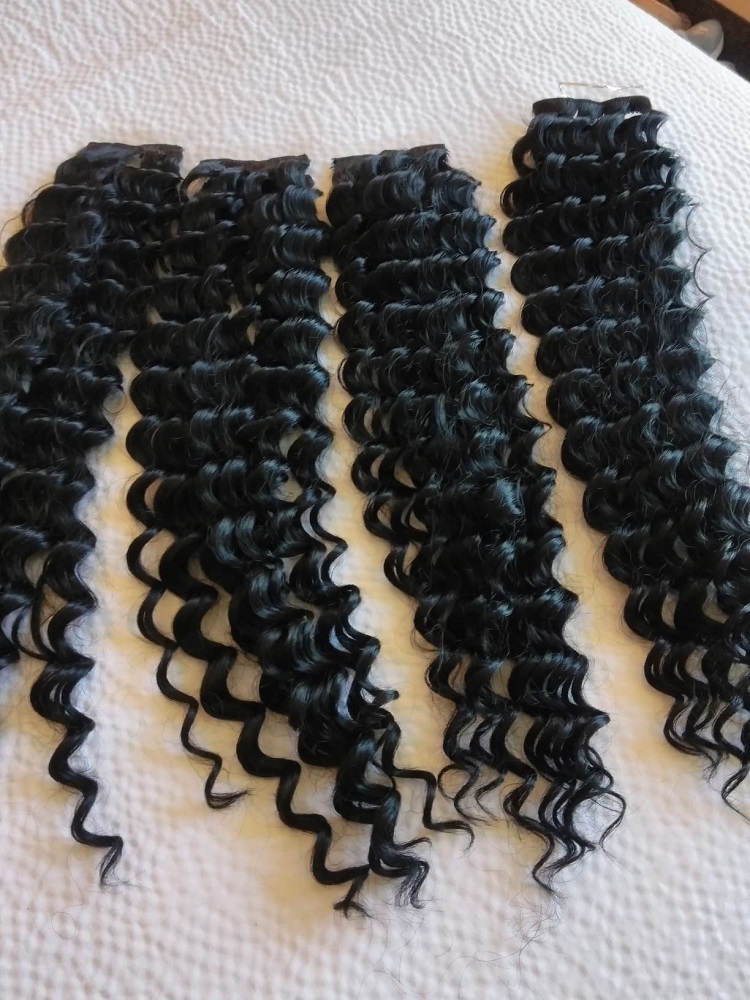 Deep Wave Remy for Women Seaml - đánh giá và giá Seamless Clip In Hair Extensions Human Hair