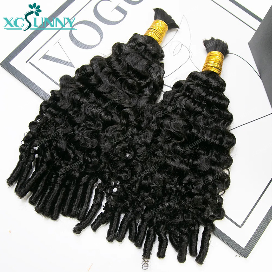Water Curly Boho Braids Human  - đánh giá và giá Water Wave Bulk Human Hair For Braiding
