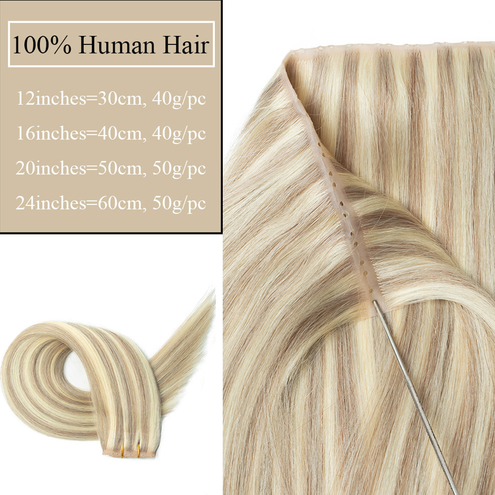 Kẹp 3 Miếng Brasil Thẳng Tóc I - đánh giá và giá Invisible Tape In Extensions Real Hair