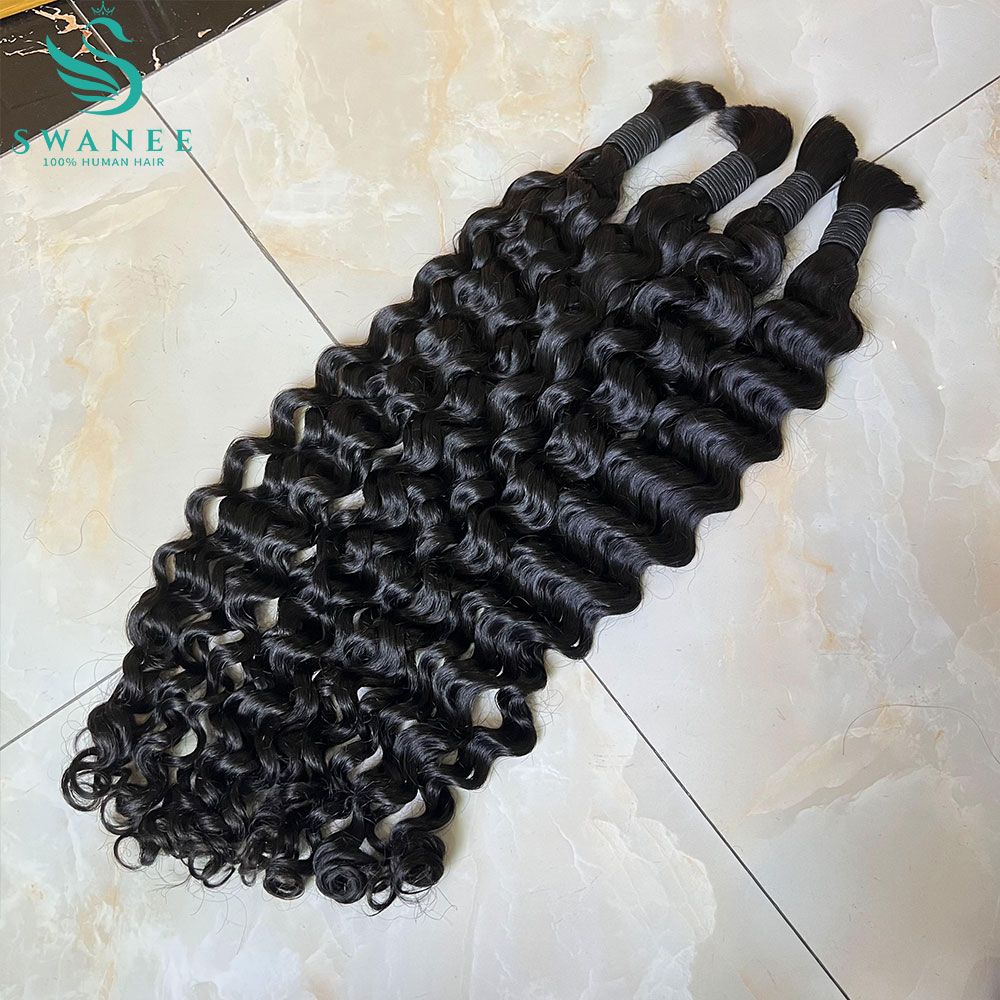 Water Wave 100% Human Hair Bul - đánh giá và giá Water Wave Bulk Human Hair For Braiding