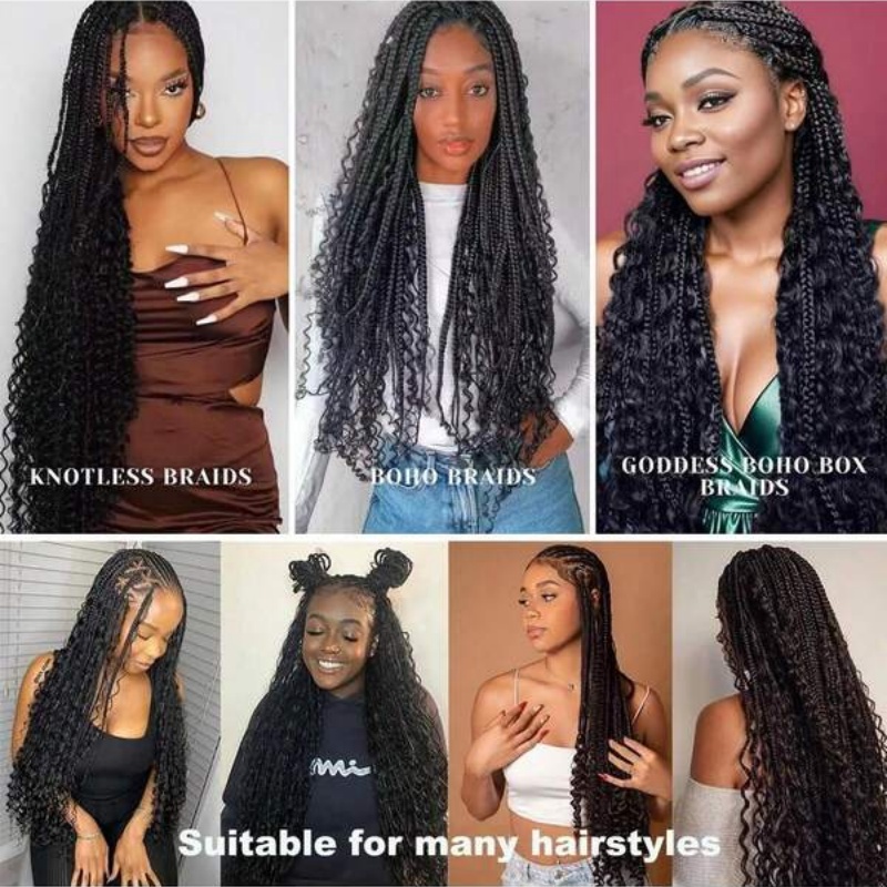 2 Bundles Water Wave Bulk Huma - đánh giá và giá Water Wave Bulk Human Hair For Braiding