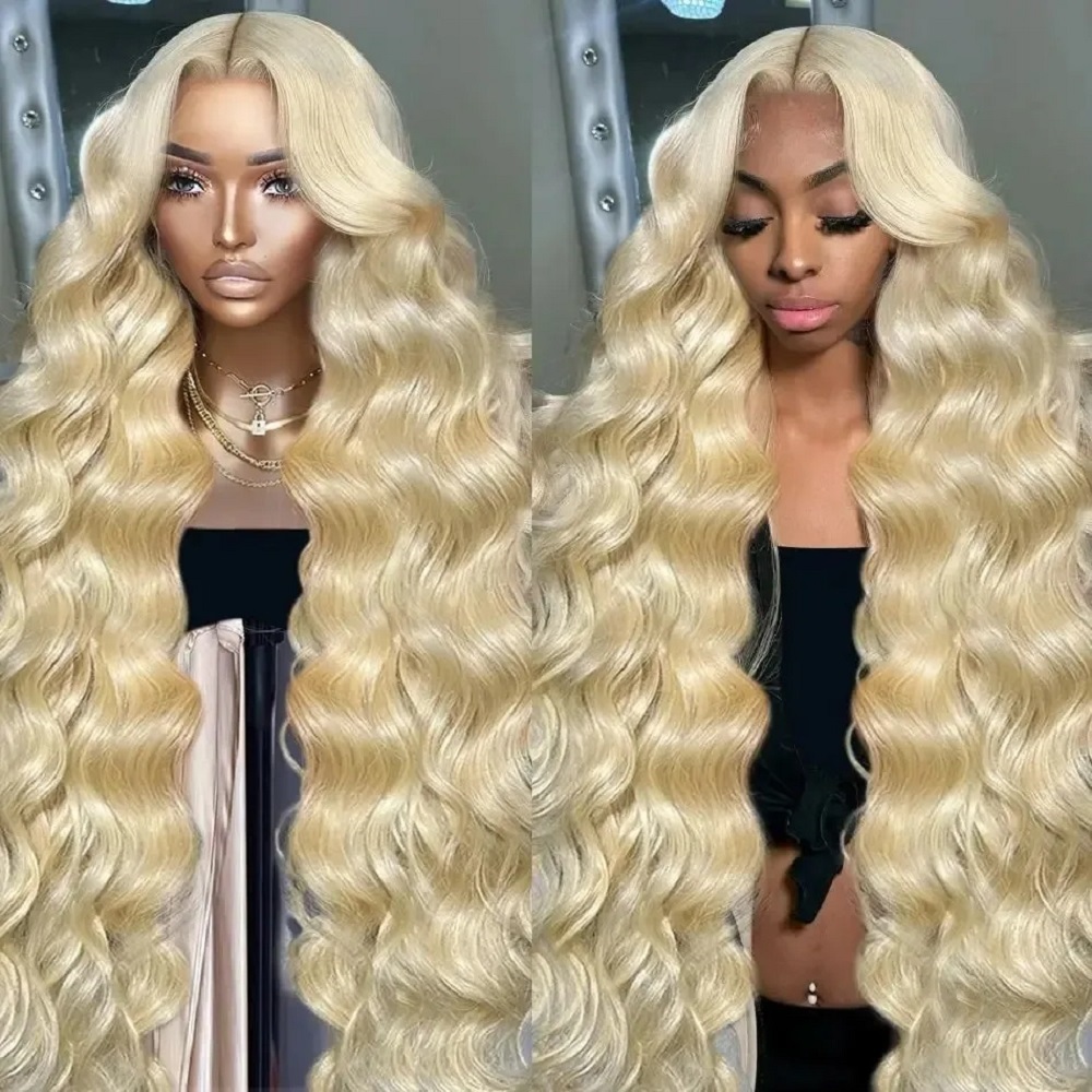 46 Inch HD Blonde 13x4 Lace Fr - đánh giá và giá Lace Front Wigs