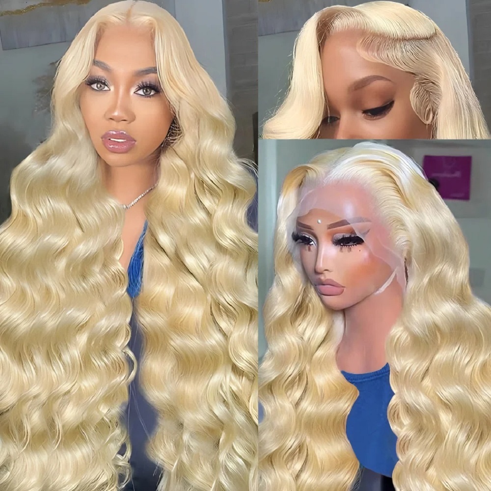 46 Inch HD Blonde 13x4 Lace Fr - đánh giá và giá Lace Front Wigs