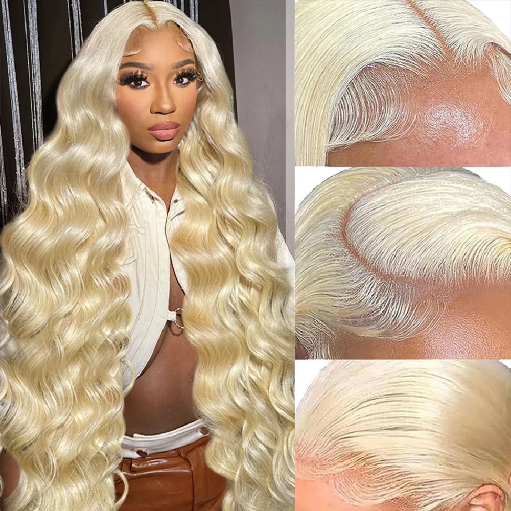 46 Inch HD Blonde 13x4 Lace Fr - đánh giá và giá Lace Front Wigs
