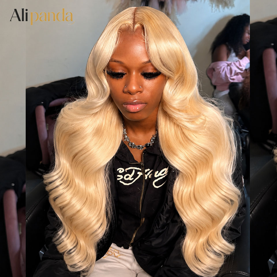 613 HD Lace Frontal Wig 13x6 3 - đánh giá và giá 613 Blonde Body Wave Lace Front Wig