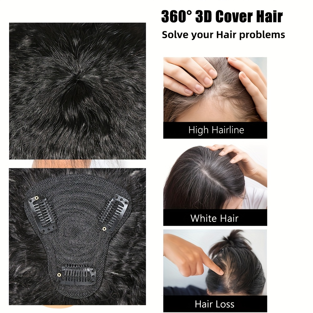 Kinky Straight Topper Hair wit - đánh giá và giá Hair Clips