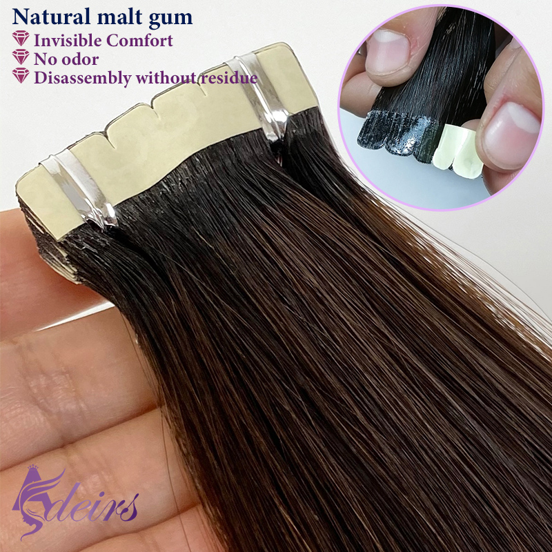 ADEIRS Mini Tape in Hair Exten - đánh giá và giá Invisible Tape In Extensions Real Hair