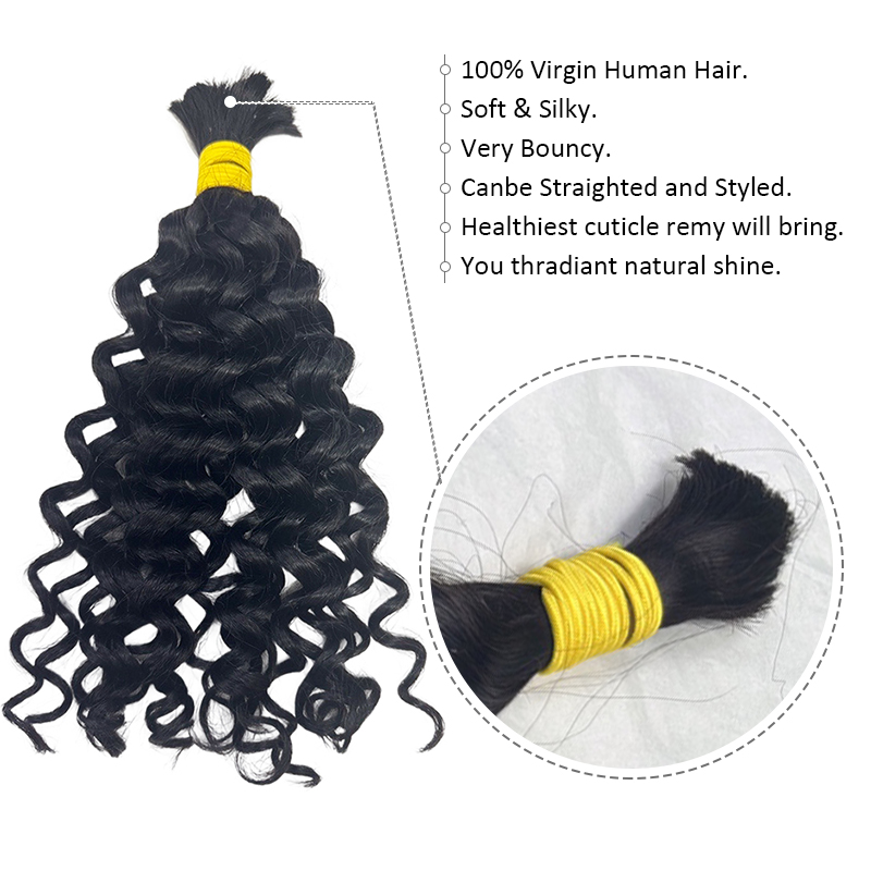 Water Wave Bulk Human Hair for - đánh giá và giá Water Wave Bulk Human Hair For Braiding