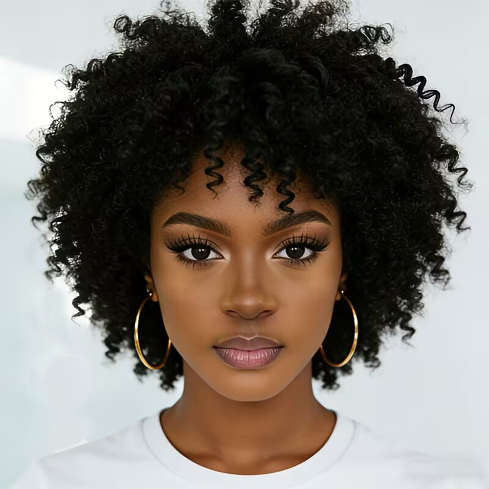 Human Hair Bob Wigs Short Kink - đánh giá và giá Short Pixie Cut Wig Human Hair Cheap