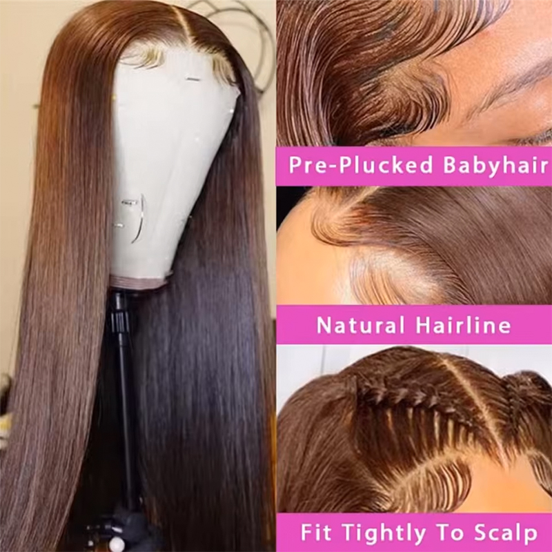 220% Density 34 Inch Chocolate - đánh giá và giá Lace Front Wigs