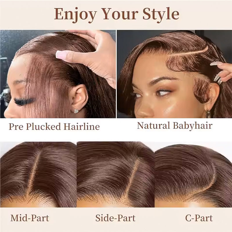 220% Density 34 Inch Chocolate - đánh giá và giá Lace Front Wigs