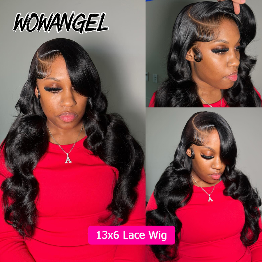 Wow Angel Body Wave Jet Black  - đánh giá và giá Lace Front Wigs