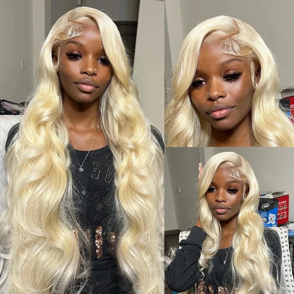 613 Blonde 13x6 HD Transparent - đánh giá và giá 613 Blonde Body Wave Lace Front Wig